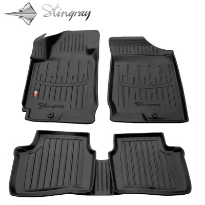 Kilimėliai 3D KIA Ceed ED 2006-2012, 5 vnt. black /5010015-KIA-Pagal automobilį