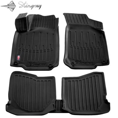 Kilimėliai 3D SKODA Octavia I 1996-2004, 5 vnt. black /5020015-Skoda-Pagal automobilį