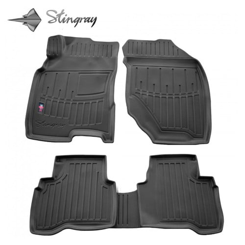 Kilimėliai 3D NISSAN X-Trail T30 2001-2007, 5 pc. black /5014115-Nissan-Pagal automobilį