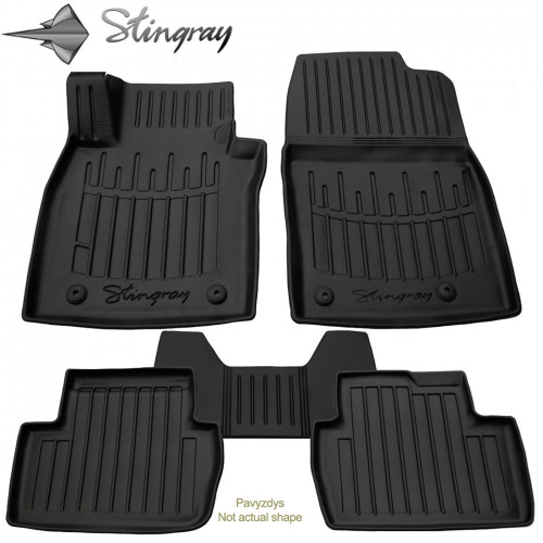 Kilimėliai 3D BMW 3 E46 1998–2006, 5 pc. black /5027125-BMW-Pagal automobilį