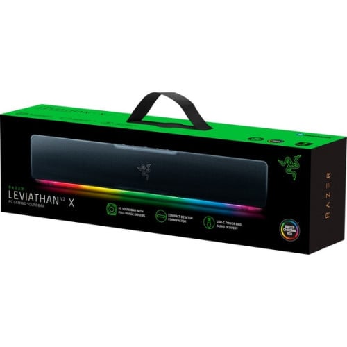 Garso kolonėlė Razer RZ05-04280100-R3M1 Leviathan V2 X Soundbar, Juoda-Garso