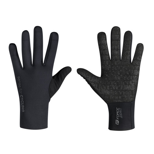 Pirštinės FORCE ASPECT neoprene XXL (juoda)+5 °C iki +10 °C-Pavasariui / rudeniui-Pirštinės