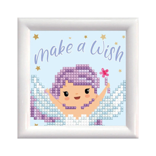 Deimantinė mozaika FAIRY DD KIT WITH FRAME Ugdymo ir kūrybos priemonės