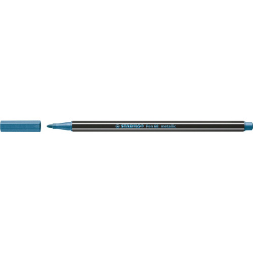 Rašiklis PEN 68 metallic blue Rašymo priemonės