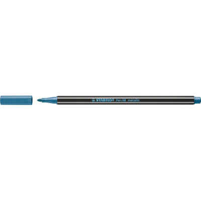 Rašiklis PEN 68 metallic blue Rašymo priemonės