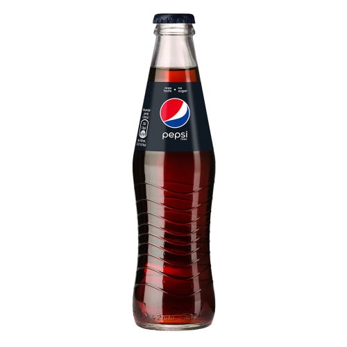 Gazuotas gėrimas PEPSI MAX, 0,2 l, stiklas Lengvieji gėrimai