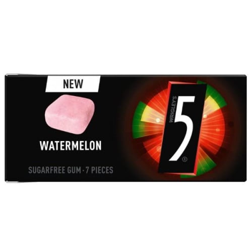 Kramtomoji guma FIVE Watermelon, 14 g Saldumynai