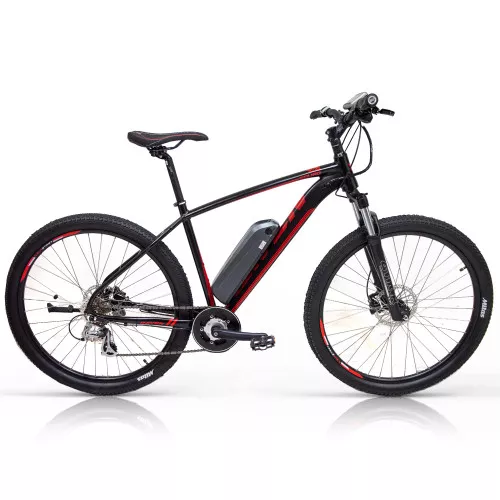 Elektrinis RAVEN Squad TS 29" 8G dydis 19" (48cm) (juoda/raudona) Kalnų (MTB)