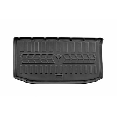 Guminis bagažinės kilimėlis FIAT Panda 169 2003-2012 black /6006071 Guminiai kilimėliai