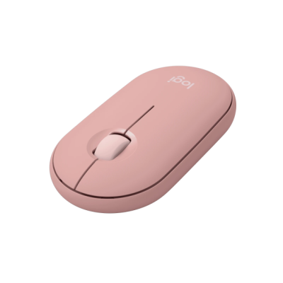 Logitech Pebble 2 M350s Belaidė pelė, RF Wireless + Bluetooth, 4000 DPI, Tonal Rose