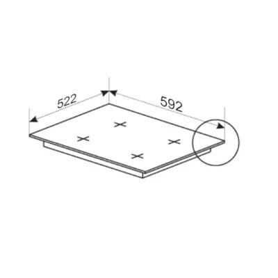 Kaitlentė Hansa BHI686612 Stambi virtuvės technika