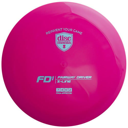 Diskgolfo diskas Fairway Driver S-LINE FD1 Pink Diskgolfas