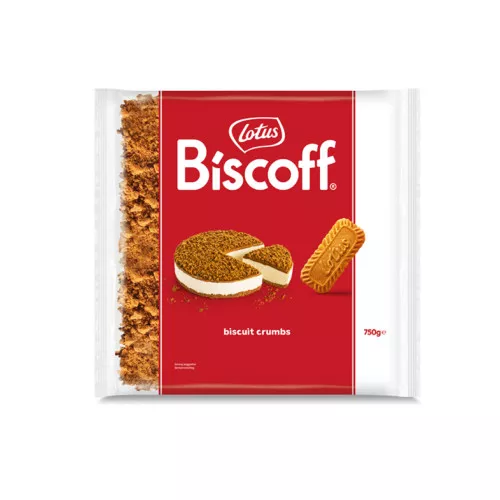 Sausainių trupiniai LOTUS BISCOFF, karamelizuoti, 750 g Saldumynai